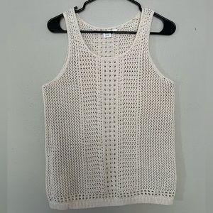 Gap Sweater Crochet Vest Layering Tank - Size S